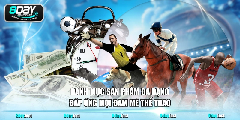 Danh mục sản phẩm đa dạng đáp ứng mọi đam mê thể thao